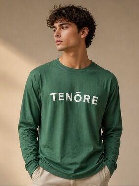 Tenōre Green Long Sleeve Tee – Size L (NWOT)